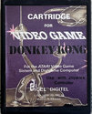 Donkey Kong Atari cartridge scan
