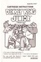 Donkey Kong Junior Atari instructions