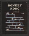 Donkey Kong Atari cartridge scan