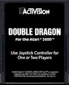 Double Dragon Atari cartridge scan