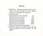 Emdurl Atari instructions