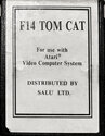 F14 Tom Cat Atari cartridge scan