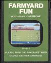 Farmyard Fun Atari cartridge scan