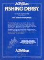 Fishing Derby Atari cartridge scan