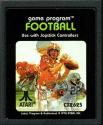 Football Atari cartridge scan