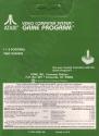 Football Atari cartridge scan