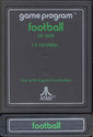 Football Atari cartridge scan