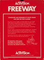 Freeway Atari cartridge scan