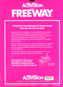 Freeway Atari cartridge scan