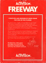 Freeway Atari cartridge scan