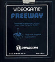 Freeway Atari cartridge scan
