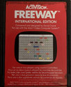 Freeway Atari cartridge scan