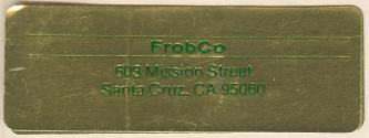 FROB-26 Atari cartridge scan