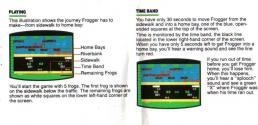 Frogger Atari instructions