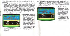 Frogger Atari instructions