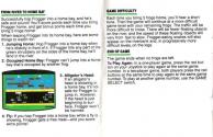 Frogger Atari instructions