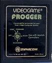 Frogger Atari cartridge scan