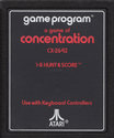 Game of Concentration (A) Atari cartridge scan