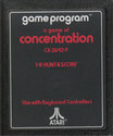 Game of Concentration (A) Atari cartridge scan