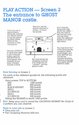 Spike's Peak / Ghost Manor Atari instructions