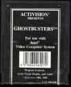 Ghostbusters Atari cartridge scan