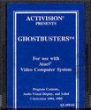 Ghostbusters Atari cartridge scan