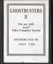 Ghostbusters II Atari cartridge scan
