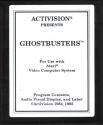Ghostbusters Atari cartridge scan