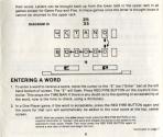 Glib - Video Word Game Atari instructions