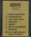 Go for Gold Pak - Summer Games / Winter Games Atari cartridge scan