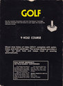 Golf Atari cartridge scan