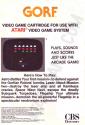 Gorf Atari cartridge scan