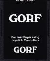 Gorf Atari cartridge scan