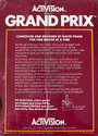 Grand Prix Atari cartridge scan