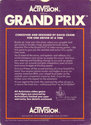Grand Prix Atari cartridge scan