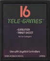 Gunslinger Atari cartridge scan