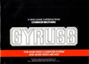 Gyruss Atari instructions
