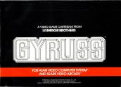 Gyruss Atari instructions