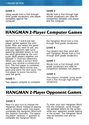 Hangman Atari instructions