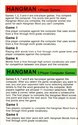 Hangman Atari instructions