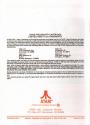Home Run Atari instructions
