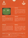 Home Run Atari cartridge scan