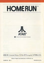 Home Run Atari instructions