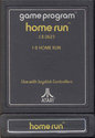 Home Run Atari cartridge scan