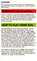 Home Run Atari instructions