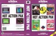 Hot Action Pak - Ghostbusters / Tennis / Plaque Attack / River Raid Atari cartridge scan