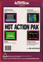 Hot Action Pak - Ghostbusters / Tennis / Plaque Attack / River Raid Atari cartridge scan