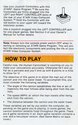 Human Cannonball Atari instructions