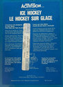 Ice Hockey - Le Hockey sur Glace Atari cartridge scan