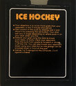 Ice Hockey Atari cartridge scan